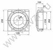 корпус подшипника заднего вала Т 220.04.002