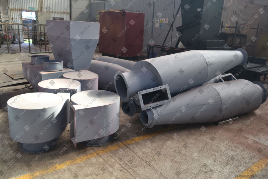 Оборудование очистки воздуха на производстве