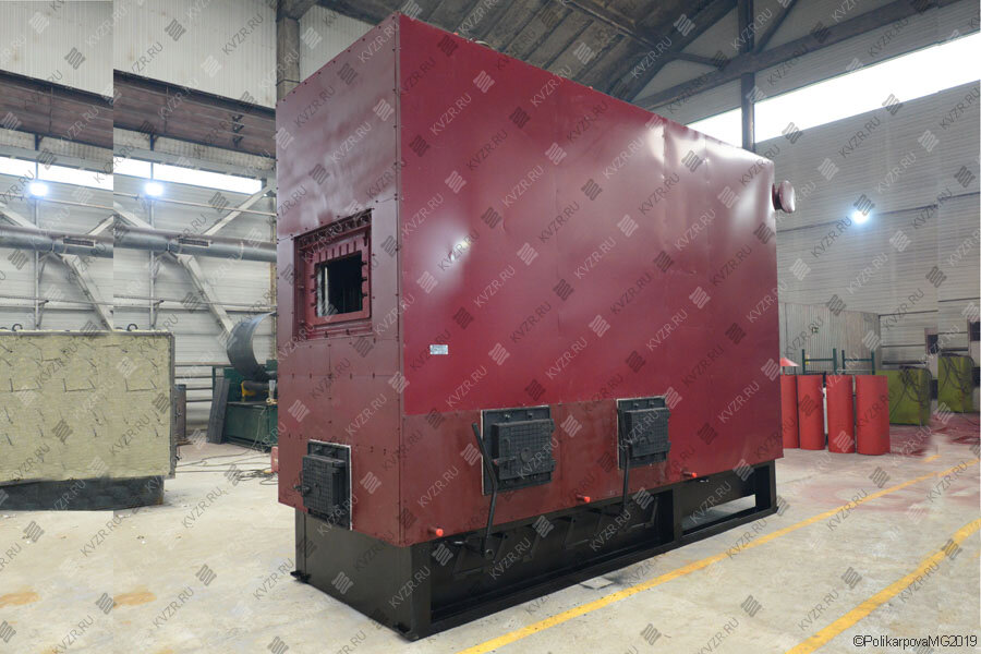 Промышленный твердотопливный котел с ЗП РПК