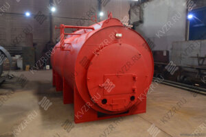 Промышленный паровой котел на дровах